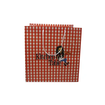 Large Square Cupcake Paper Bags with Handles