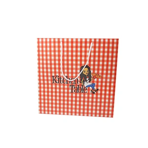 Large Square Cupcake Paper Bags with Handles